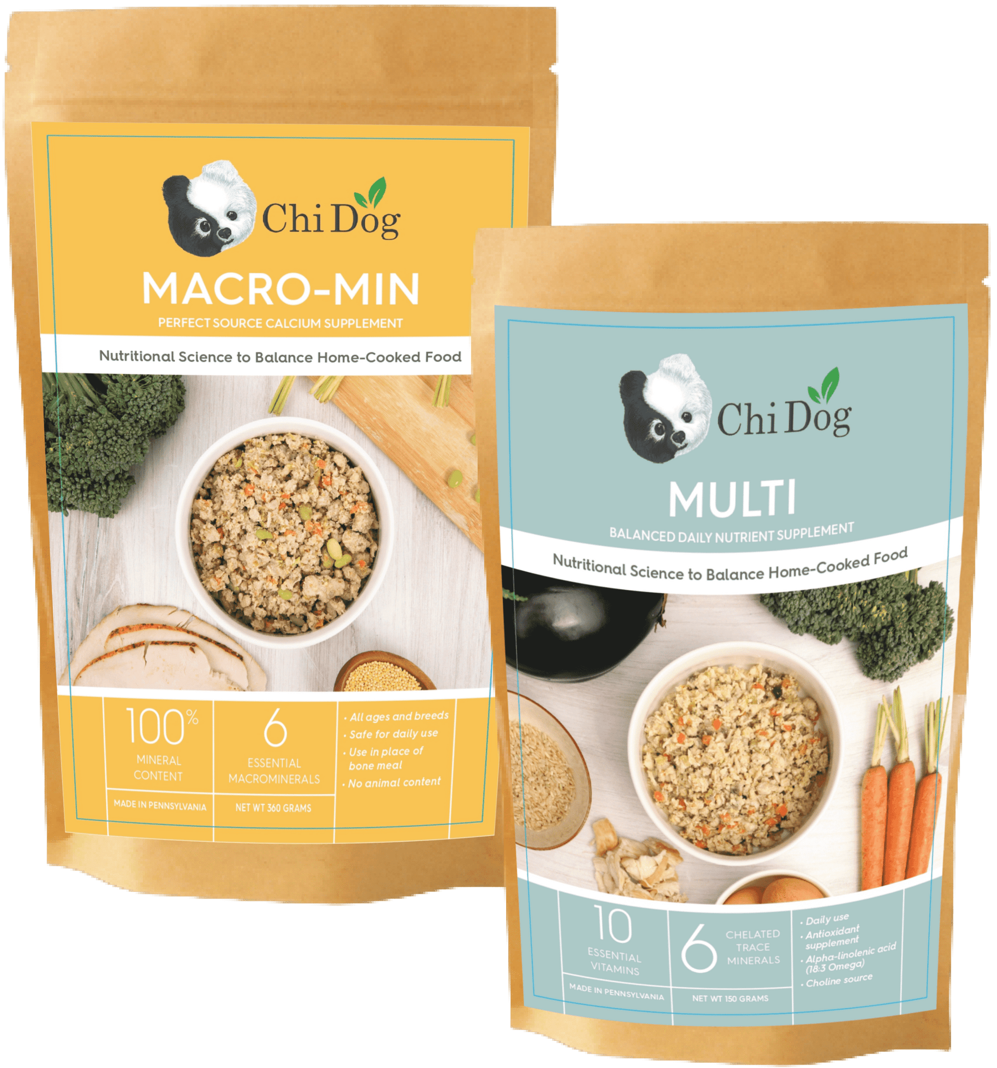 DIY Vitamin and Mineral Supplement for home cooking Chi Dog